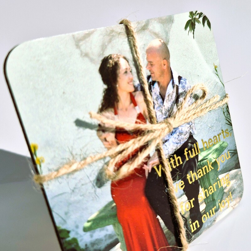 Thank you - Coaster memento