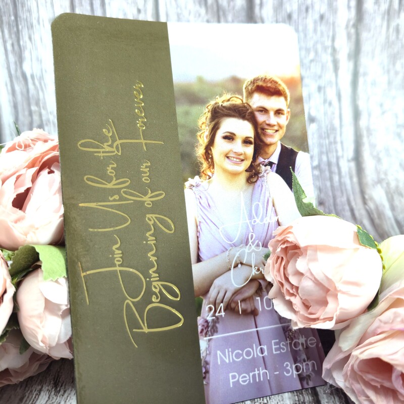 Safe the date  or Invitation Magnet 15 x 10cm 