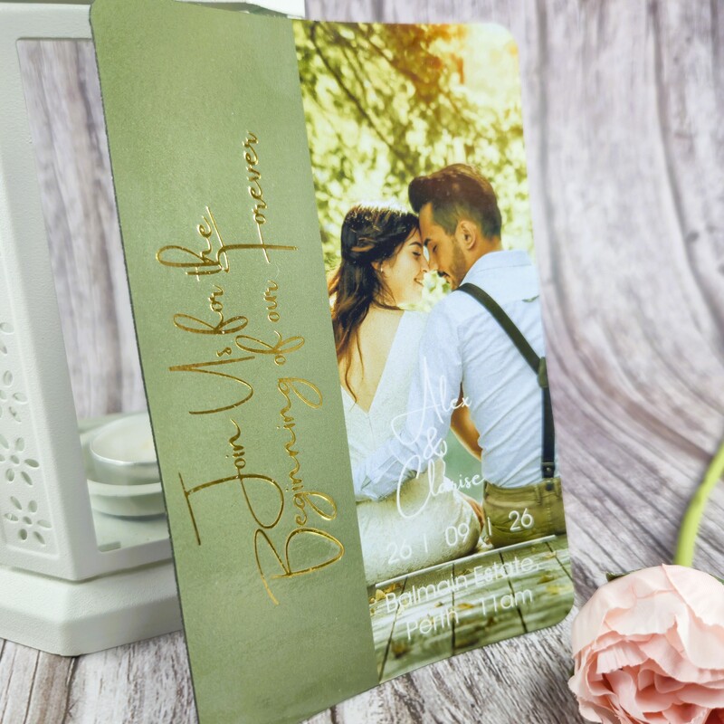 Safe the date  or Invitation Magnet 15 x 10cm 